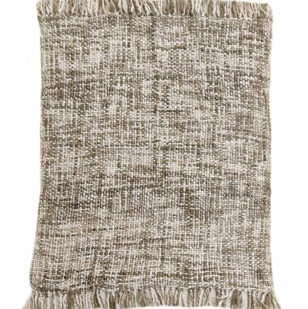 50" x 60" Beige Soft Flannel Throw by Ashland®