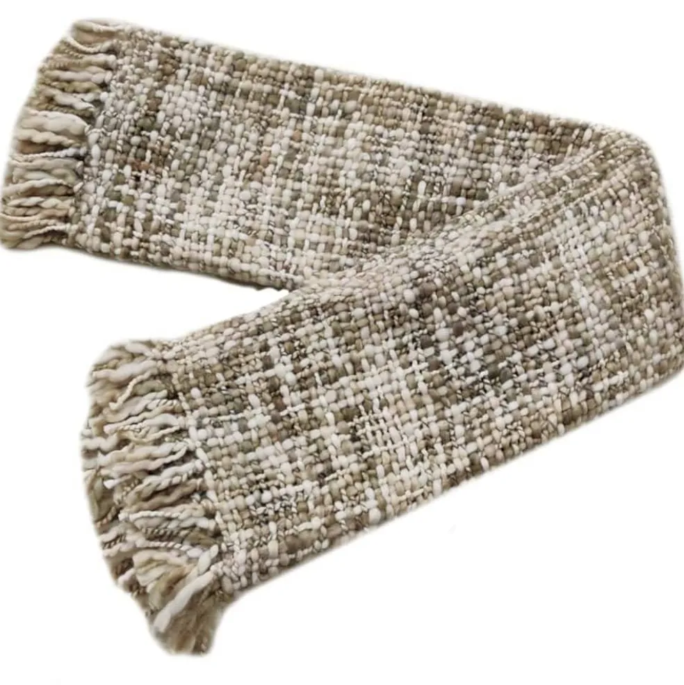 50" x 60" Beige Soft Flannel Throw by Ashland®