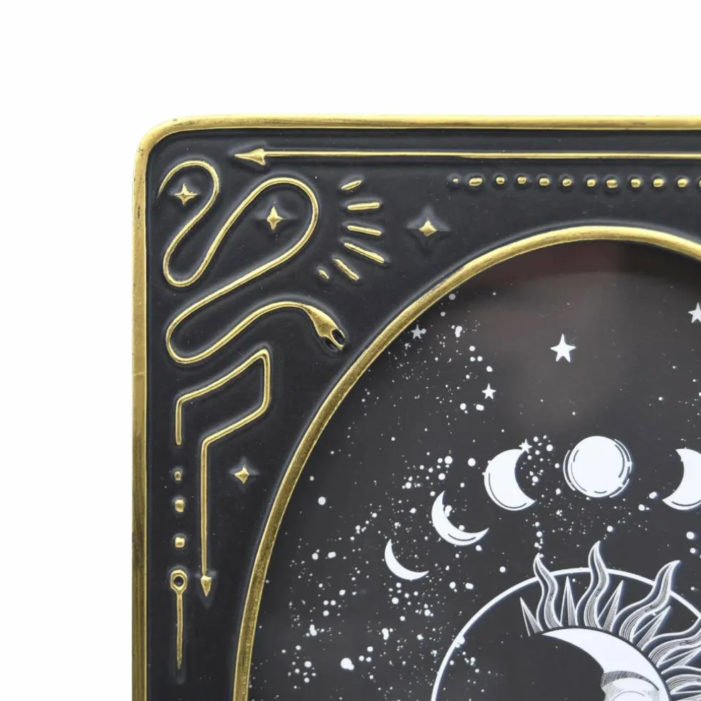 5" x 7" Black & Antique Gold Oval Tarot Card Tabletop Frame by Ashland®