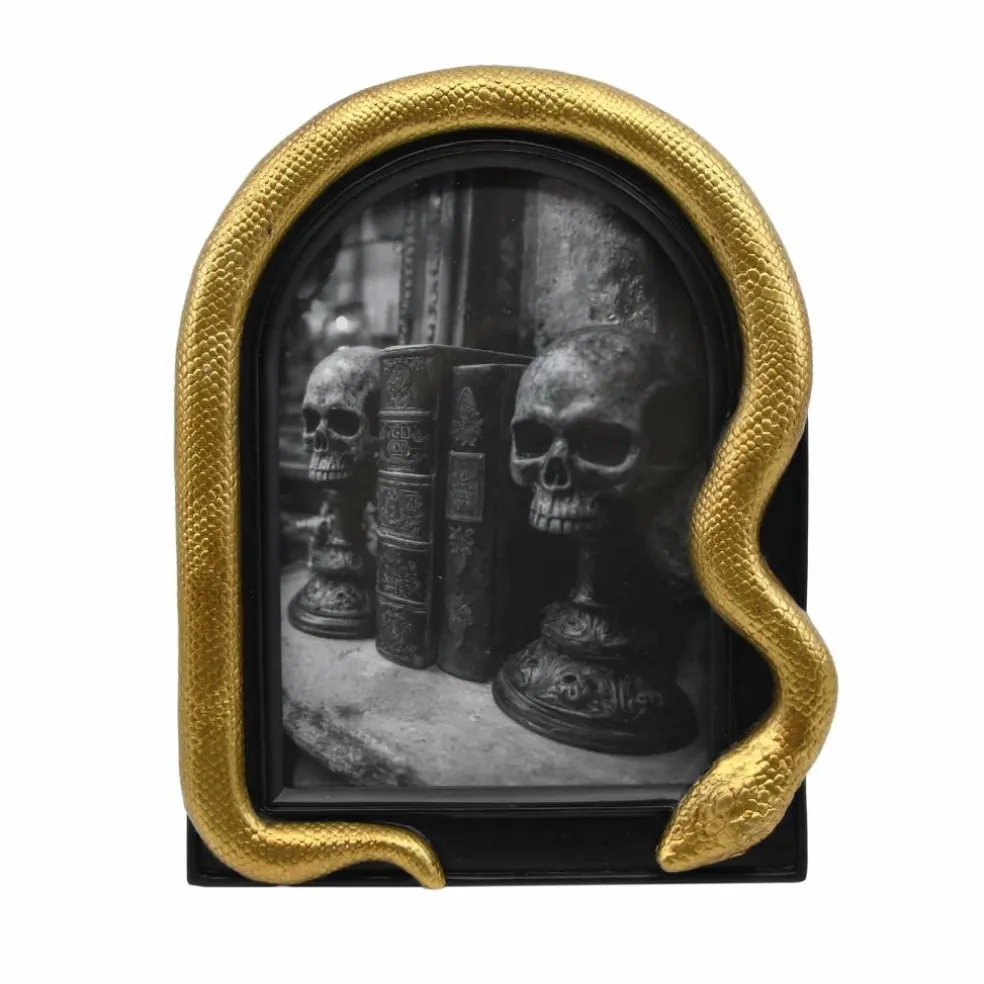 5" x 7" Black & Antique Gold Snake Arch Tabletop Frame by Ashland®