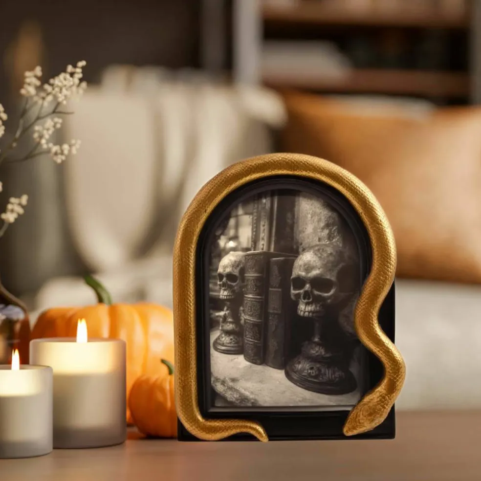 5" x 7" Black & Antique Gold Snake Arch Tabletop Frame by Ashland®