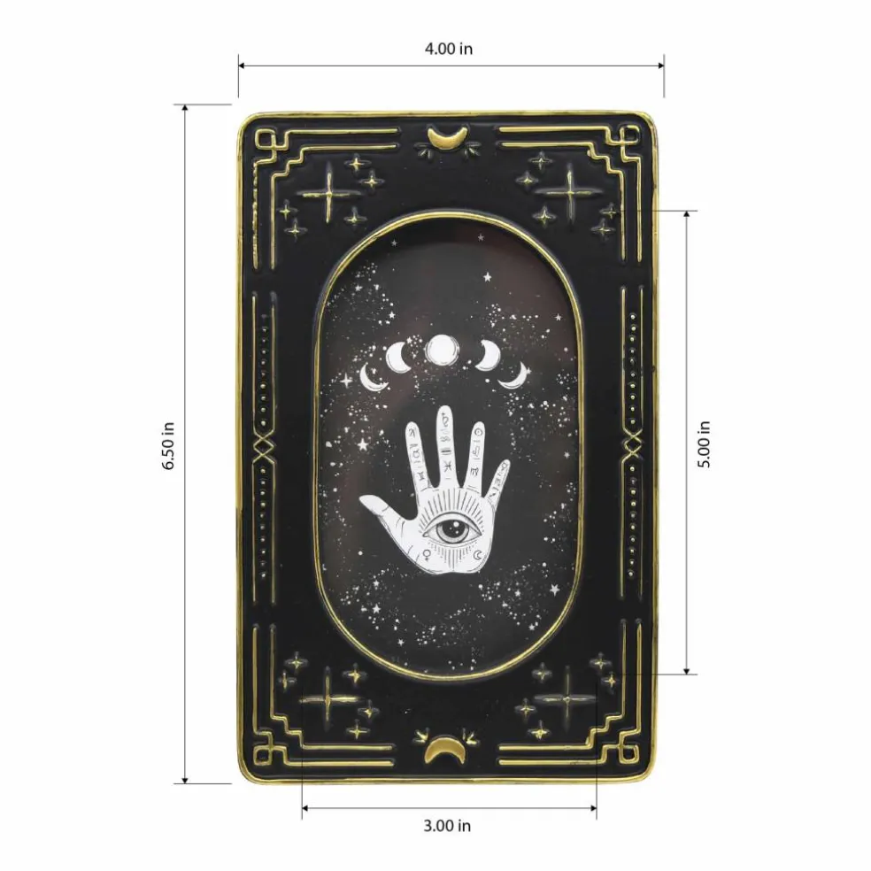3" x 5" Black & Antique Gold Tarot Card Tabletop Frame by Ashland®