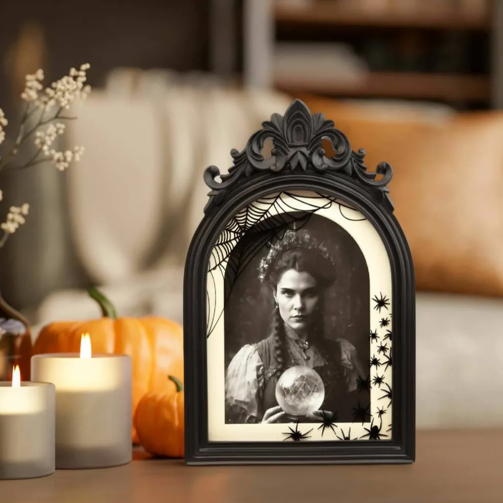 5" x 7" Black Arch with Spiders Tabletop Frame with Mat by Ashland®