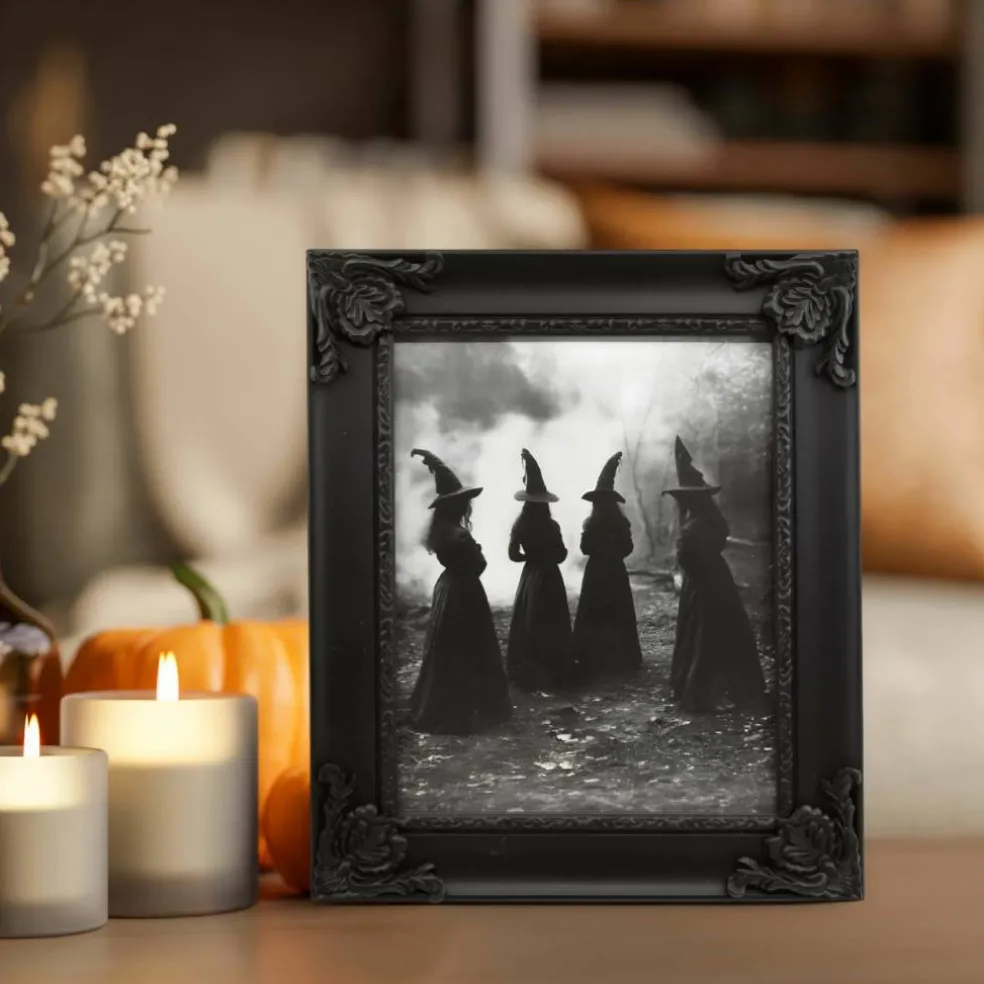 8" x 10" Black Baroque Wood Tabletop Frame by Ashland®