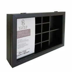 8" x 12" Black Collection Display Box by Studio Décor®