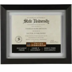 11" x 14" Black Document Float Frame by Studio Décor®