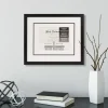 8.5" x 11" Black Document Frame with Triple Mat by Studio Décor®