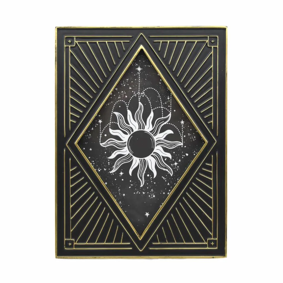 5" x 7" Black & Gold Diamond Tarot Card Tabletop Frame