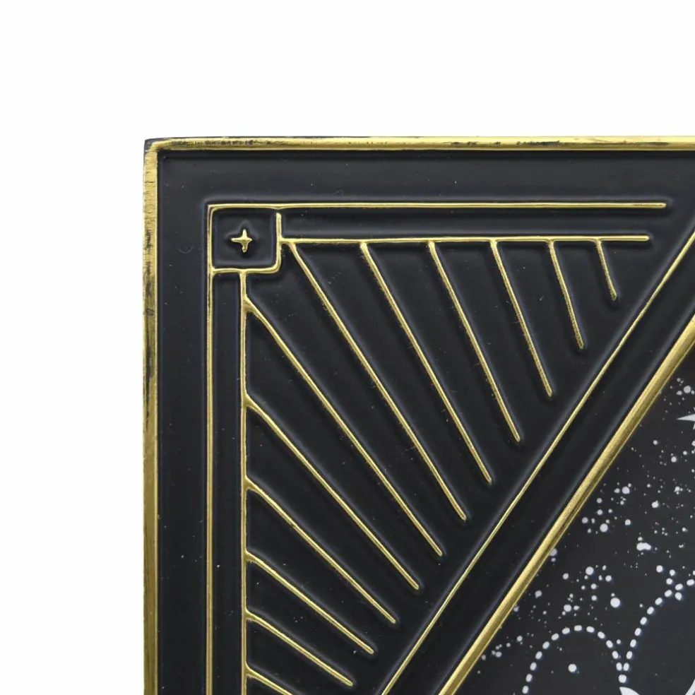 5" x 7" Black & Gold Diamond Tarot Card Tabletop Frame