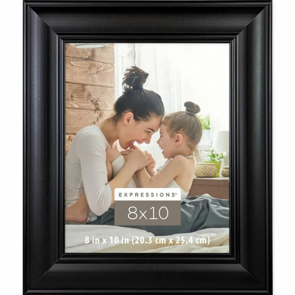 8" x 10" Black Inner Ridge Frame, Expressions™ by Studio Décor®