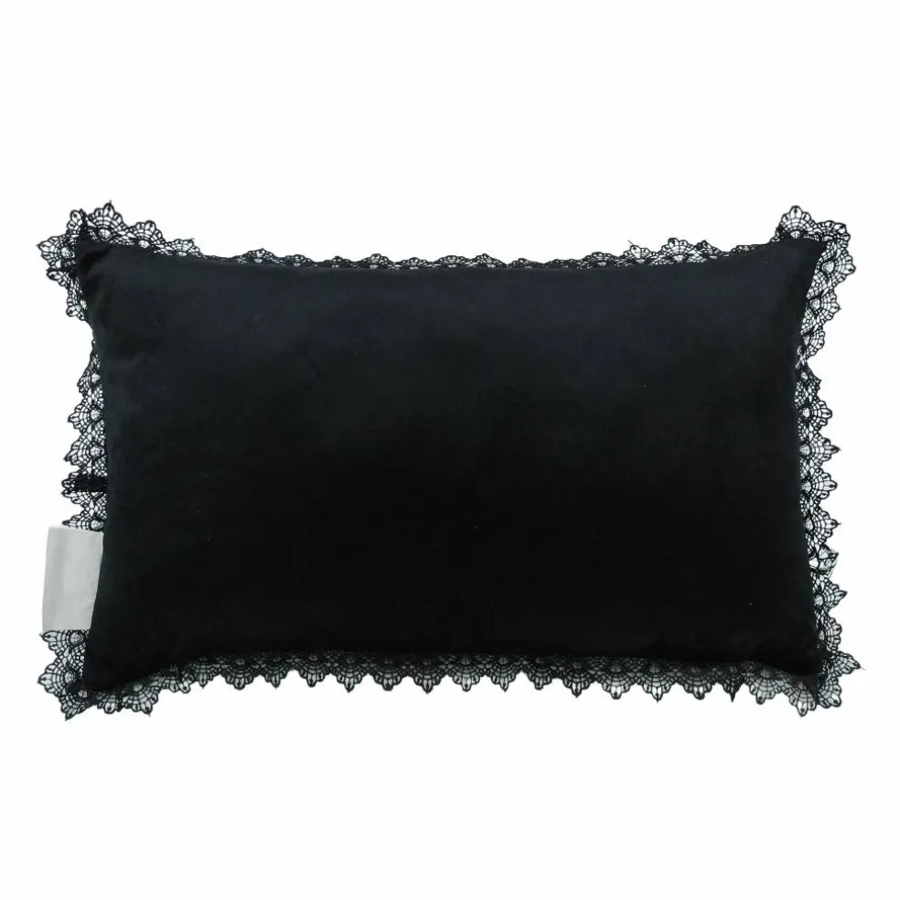 24" x 14" Black Lace Pillow by Ashland®