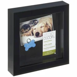 6" x 6" Black Mini Shadow Box by Studio Décor®