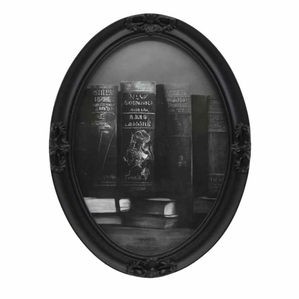 5" x 7" Black Oval Ornate Tabletop Frame by Ashland®