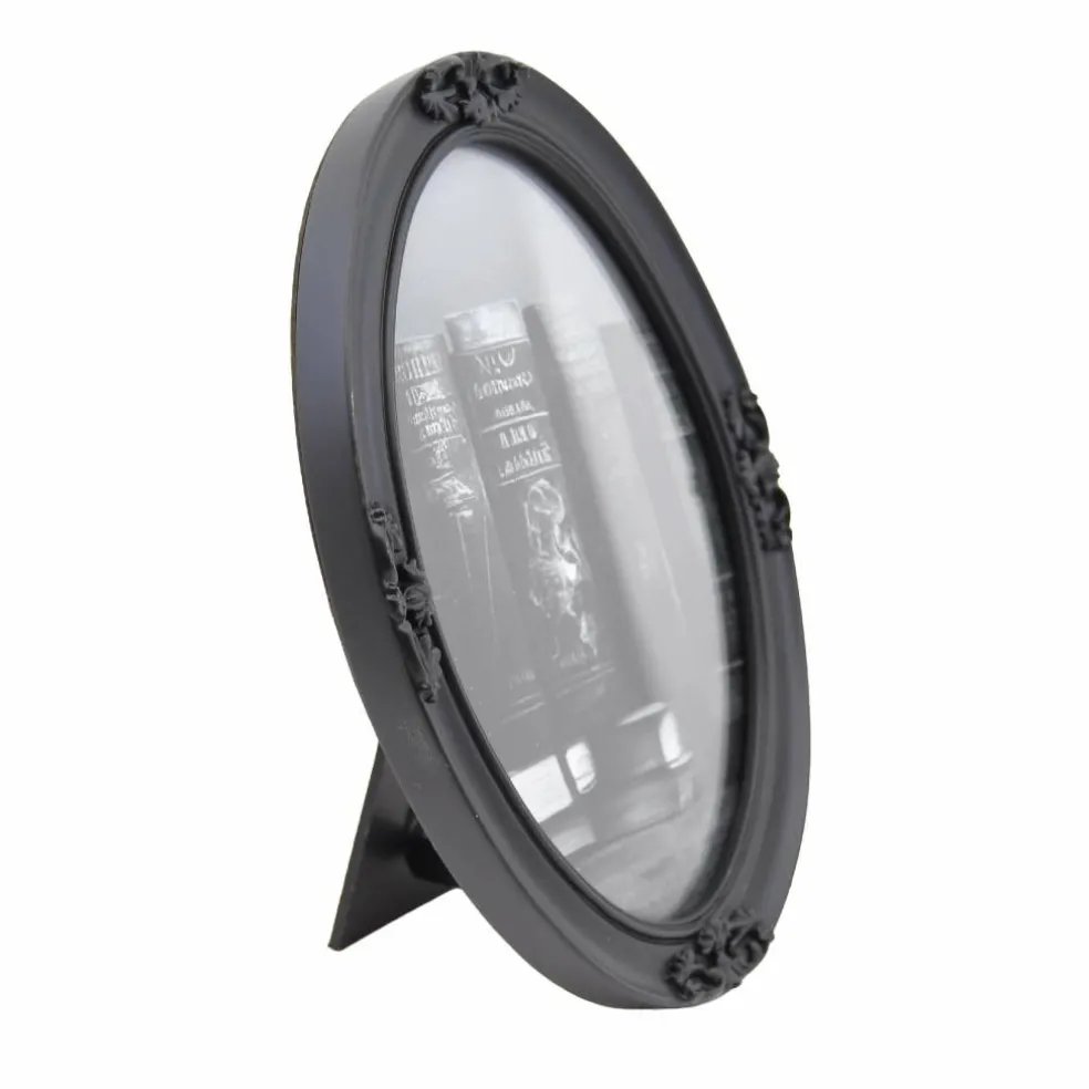 5" x 7" Black Oval Ornate Tabletop Frame by Ashland®