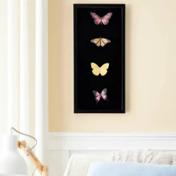 9" x 20" Black Panel Shadow Box by Studio Décor®