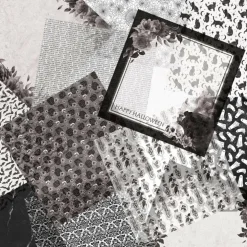 12" x 12" Black & White Conjuring Nightfall Paper Pad by Recollections™, 24 Sheets