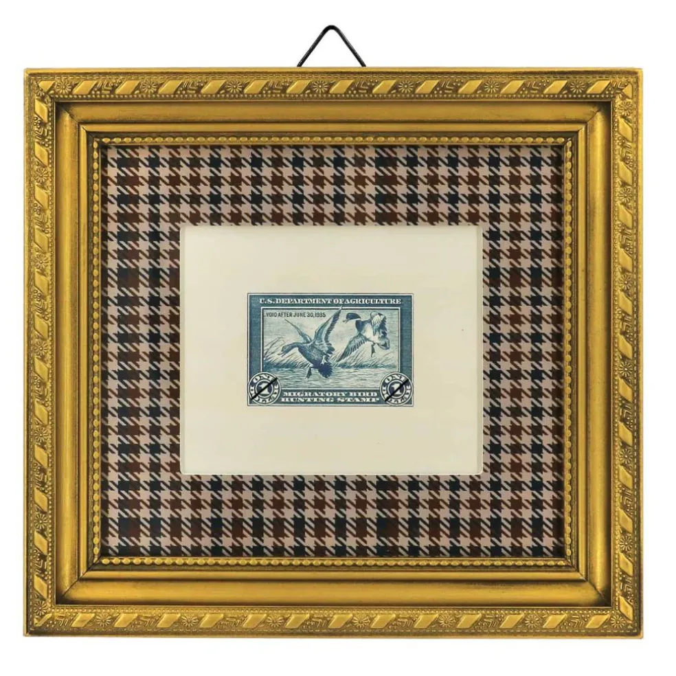 9.25" x 8.5" Blue Stamp Wall Décor by Ashland®