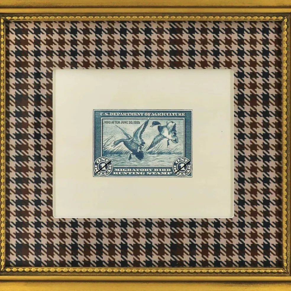 9.25" x 8.5" Blue Stamp Wall Décor by Ashland®