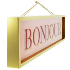 24" x 6.1" Bonjour Wall Décor Sign by Ashland®