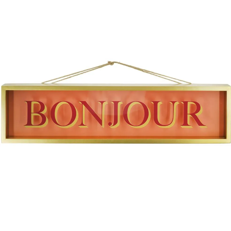 24" x 6.1" Bonjour Wall Décor Sign by Ashland®
