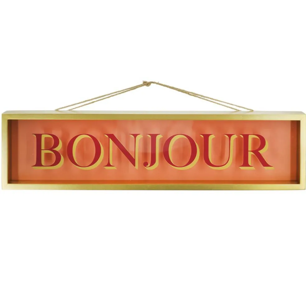 24" x 6.1" Bonjour Wall Décor Sign by Ashland®