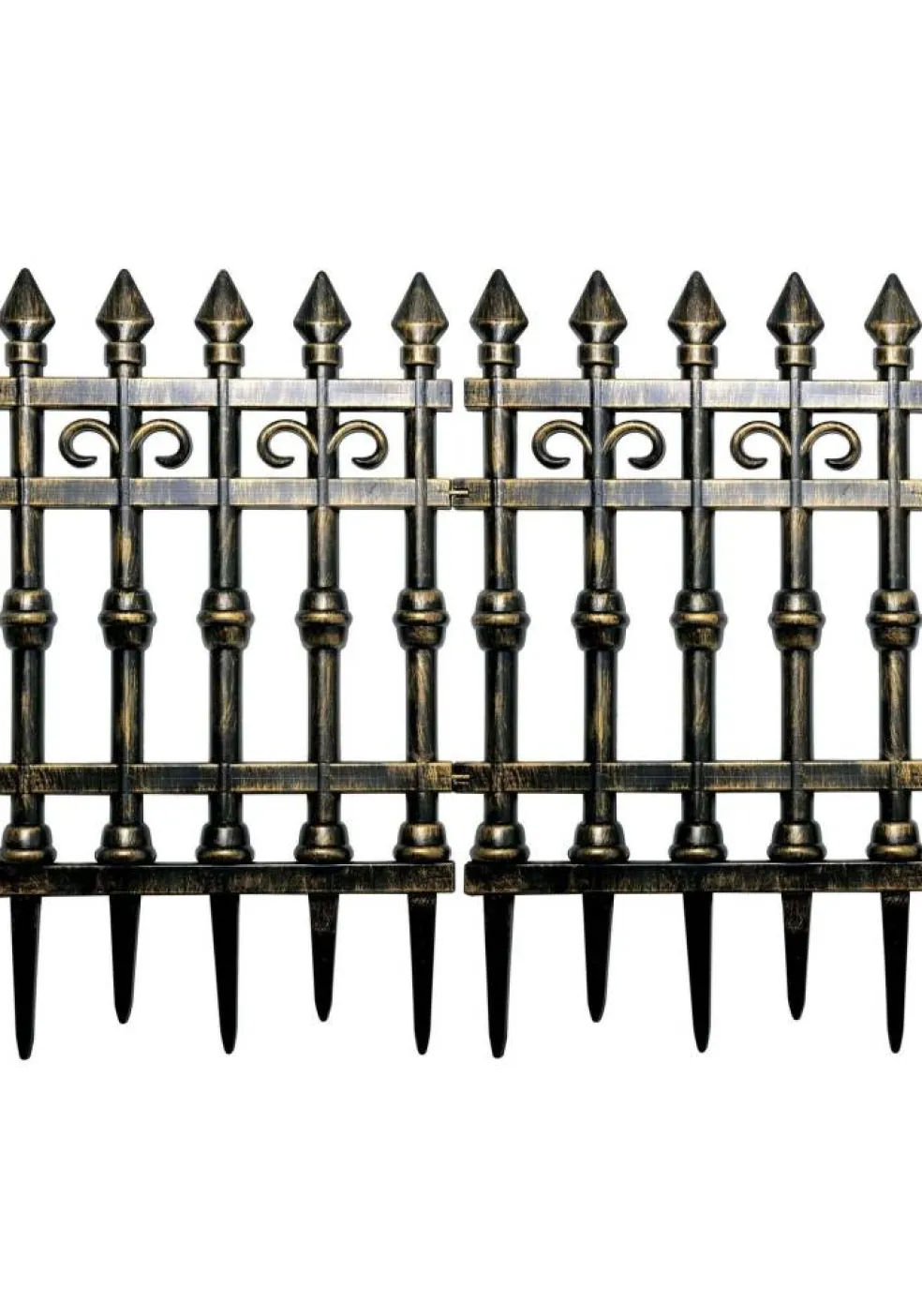 35" X 29" Brass Graveyard Gates Decoration