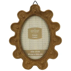 4" x 6" Brown Oval Frame by Ashland
