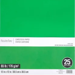 12" x 12" Cardstock Paper by Recollections™, 25 Sheets