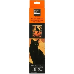 11" x 14" Cat on a Pumpkin Paint-by-Number Kit by Artist's Loft®