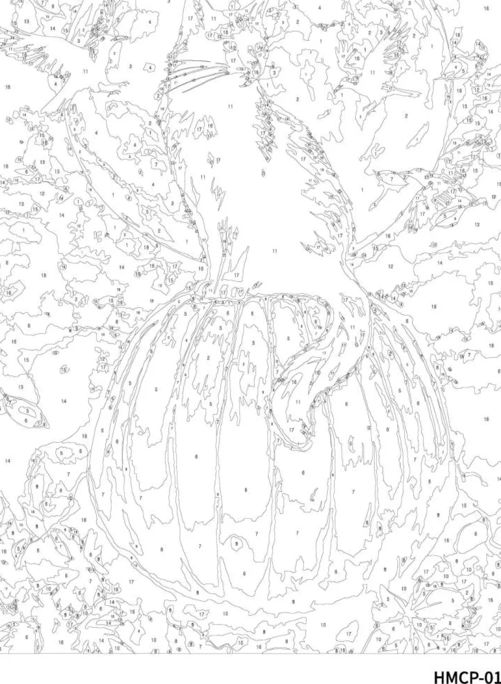 11" x 14" Cat on a Pumpkin Paint-by-Number Kit by Artist's Loft®