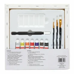 11" x 11" Cat & Pumpkin Canvas Painting Kit by Craft Smart®