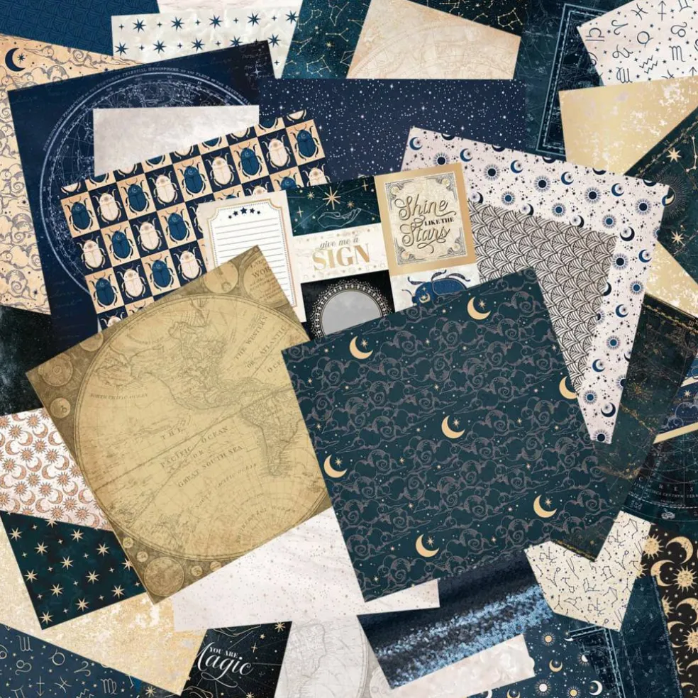 12" x 12" Celestial Double-Sided Cardstock Paper Pad by Recollections™, 36 Sheets