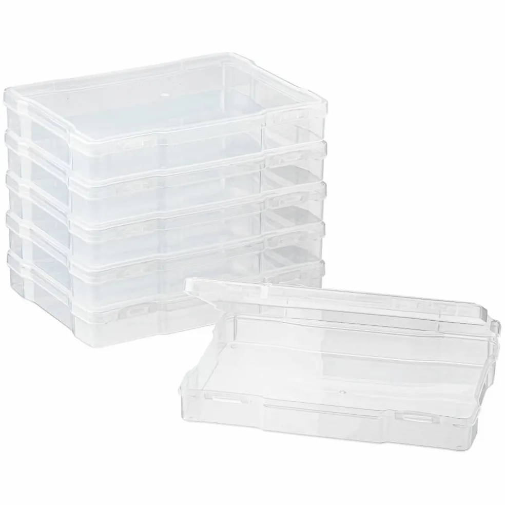 5" x 7" Clear 6-Case Photo Storage Keeper by Simply Tidy®