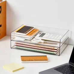 12" x 8" Clear Stacking Storage Tray by Simply Tidy™