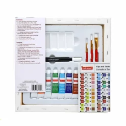 11" x 11" Coastal Lighthouse Canvas Painting Kit by Craft Smart®