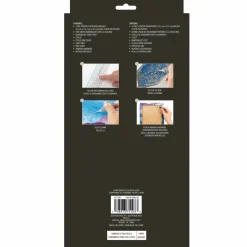 6" x 6" Cocktail Drinks 4-Piece Stretched Canvas Diamond Art Kit by Make Market®
