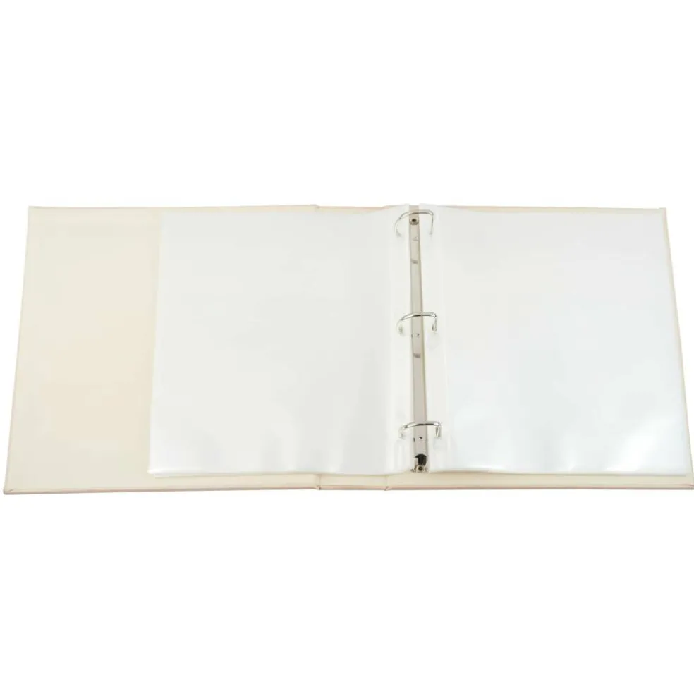 8.5" x 11" Cream D-Ring Scrapbook Album by Recollections™