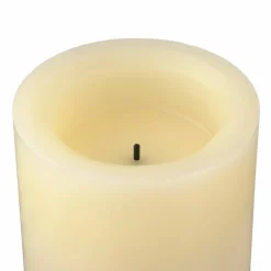 3" x 6" Cream LED Wax  Pillar Candle by Ashland®