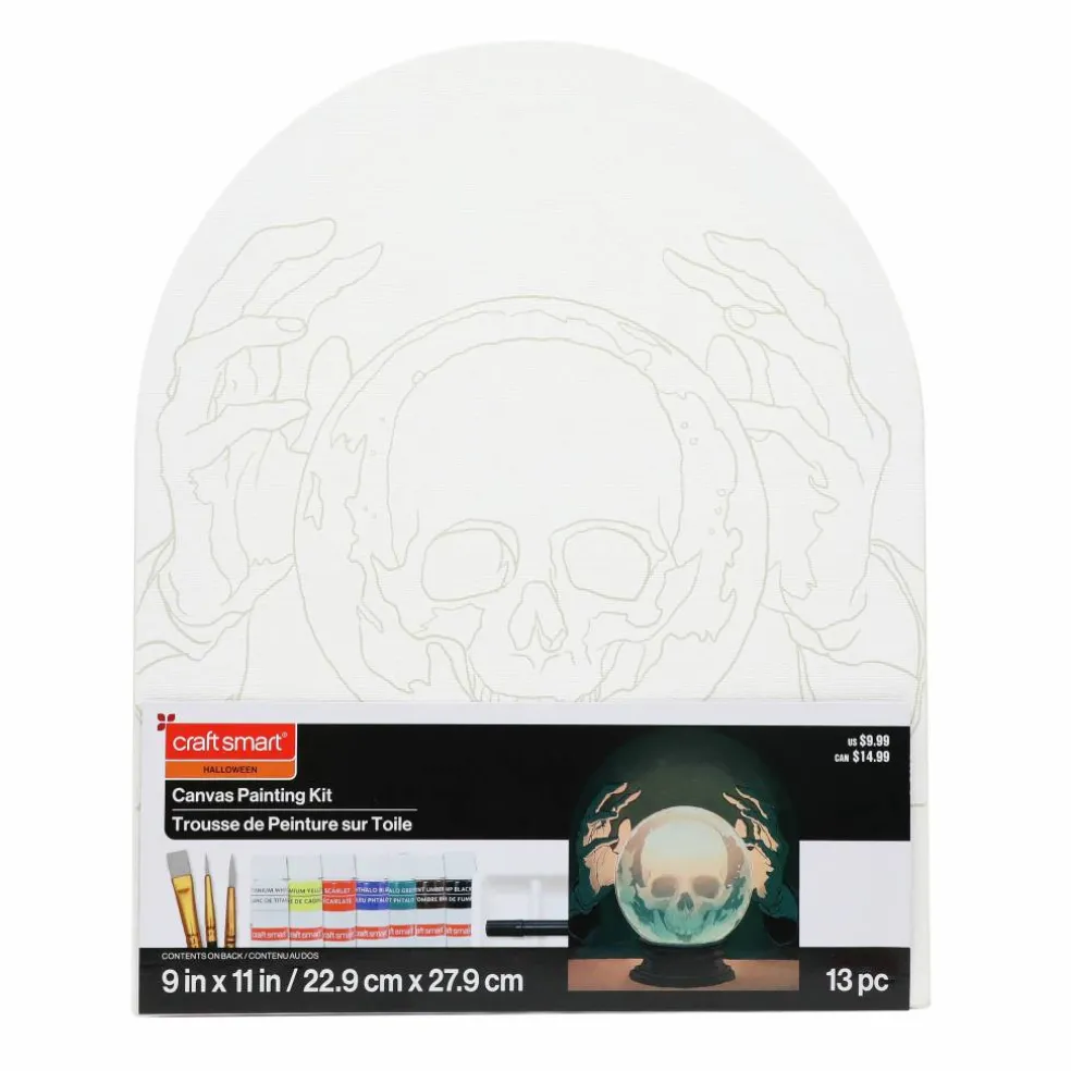 9" x 11" Crystal Ball Arch Canvas Painting Kit by Craft Smart®