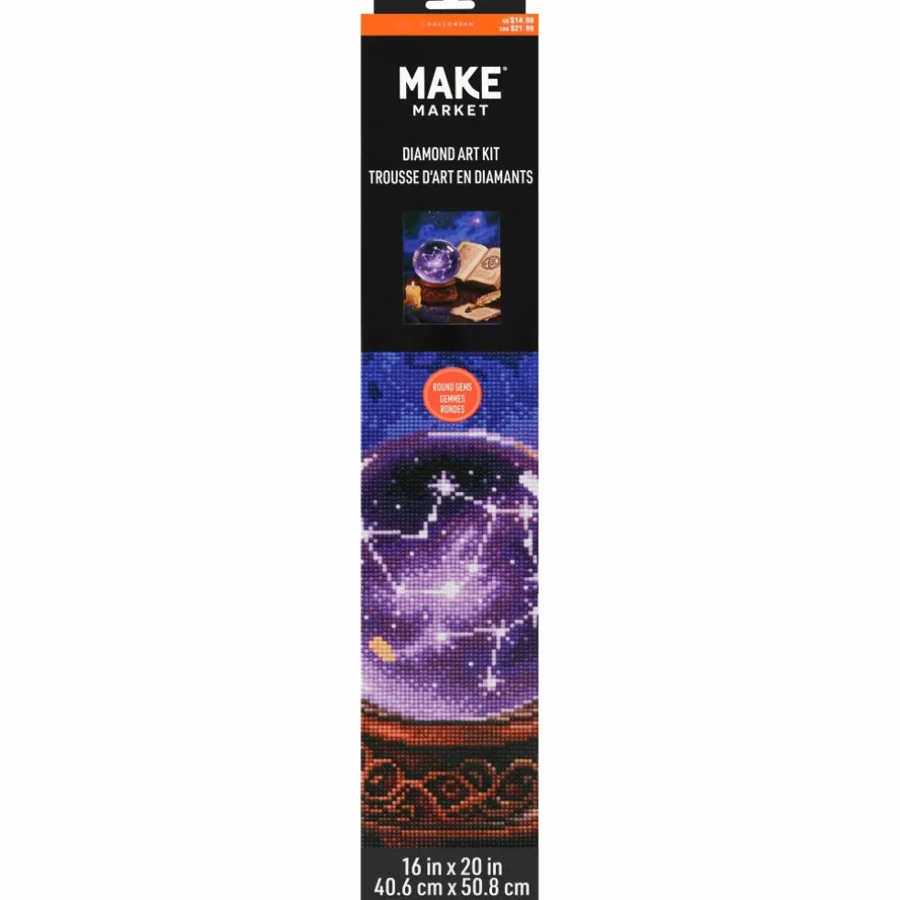 16" x 20" Crystal Ball Diamond Art Kit by Make Market®