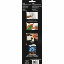 8" x 10" Crystal Ball with Blue Eyeball Diamond Art Kit with Magnetic Wood Frame by Make Market®