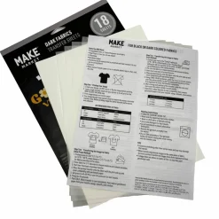 8.5" x 11" Dark Fabric Transfer Sheets, 5ct. by Make Market®