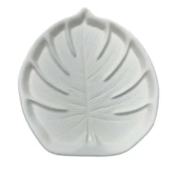 12”X 13.5" Deep 1" Monstera Leaf Mold Glass Fusing