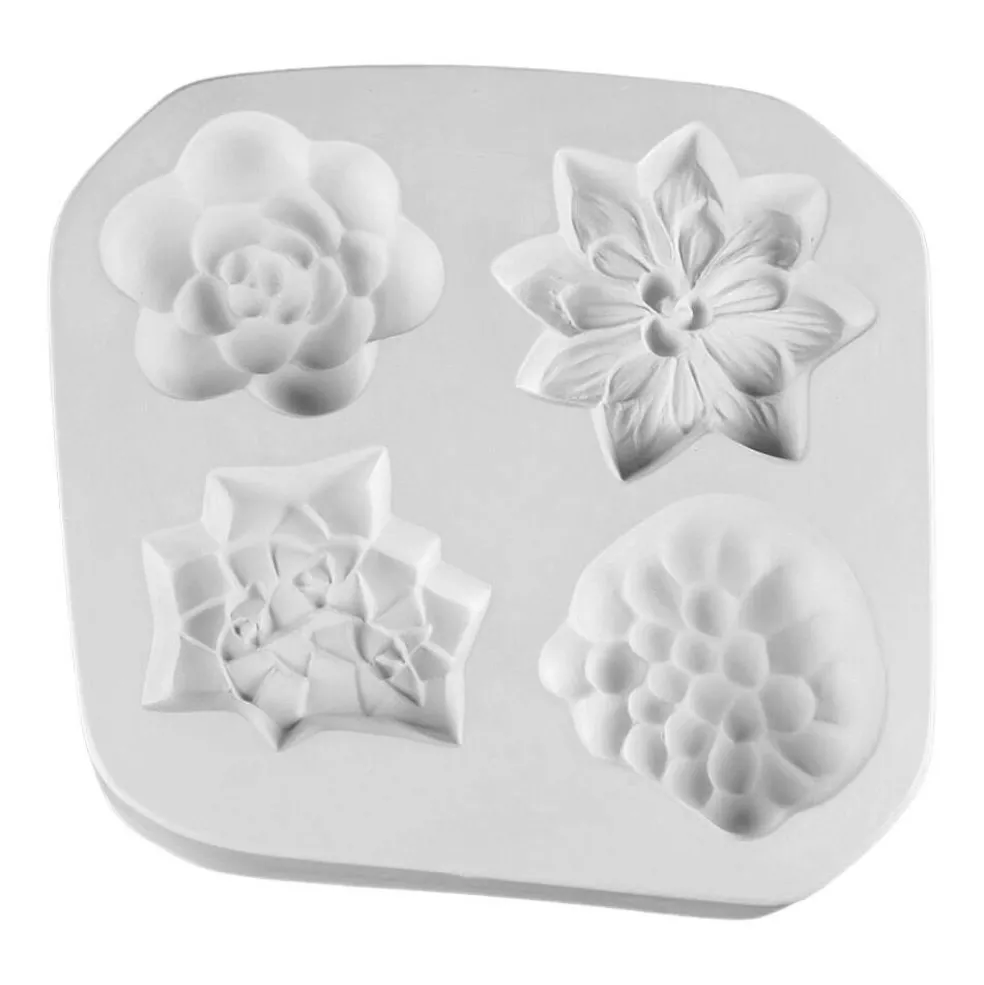 8.75"X 8.25" Deep 1.75" Succulents Mold Glass Fusing
