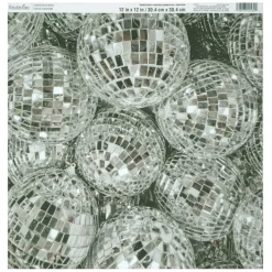 12" x 12" Double-Sided Disco Ball Cardstock Paper by Recollections™