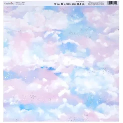 12" x 12" Dreamscape Clouds Holographic Cardstock Paper by Recollections™