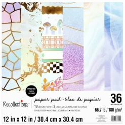 12" x 12" Dreamscapes Double-Sided Cardstock Paper Pad by Recollections™, 36 Sheets