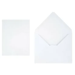 4.25" x 5.5" Embossed Floral Border Card & Envelope Sets, 10ct. by Recollections™