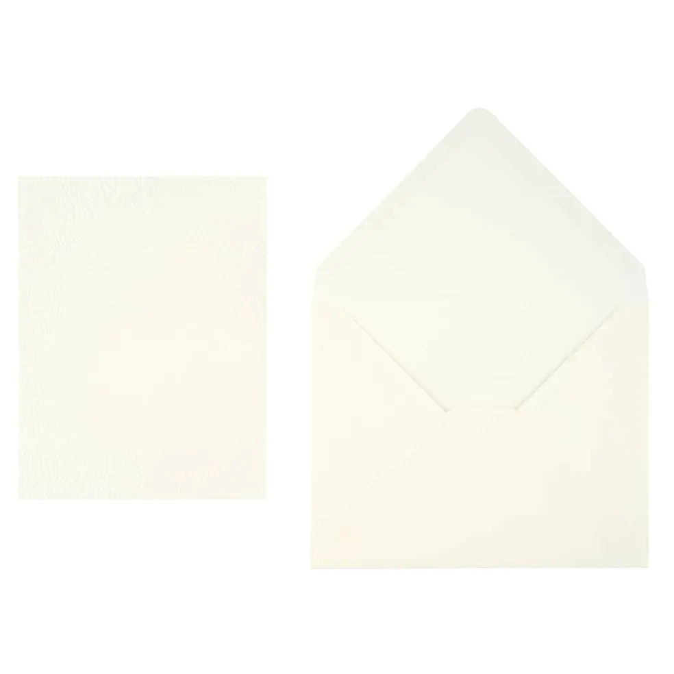 4.25" x 5.5" Embossed Floral Border Card & Envelope Sets, 10ct. by Recollections™