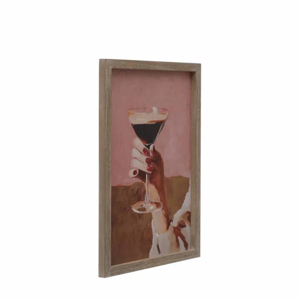 13" x 17.5" Espresso Martini Wall Décor by Ashland®